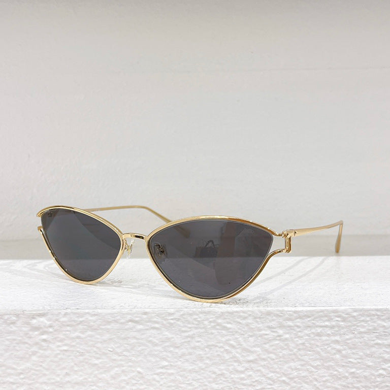 Sunglasses TF3095 Women's Sunglasses Cat Eye Frame Sunglasses High Quality Metal Frame