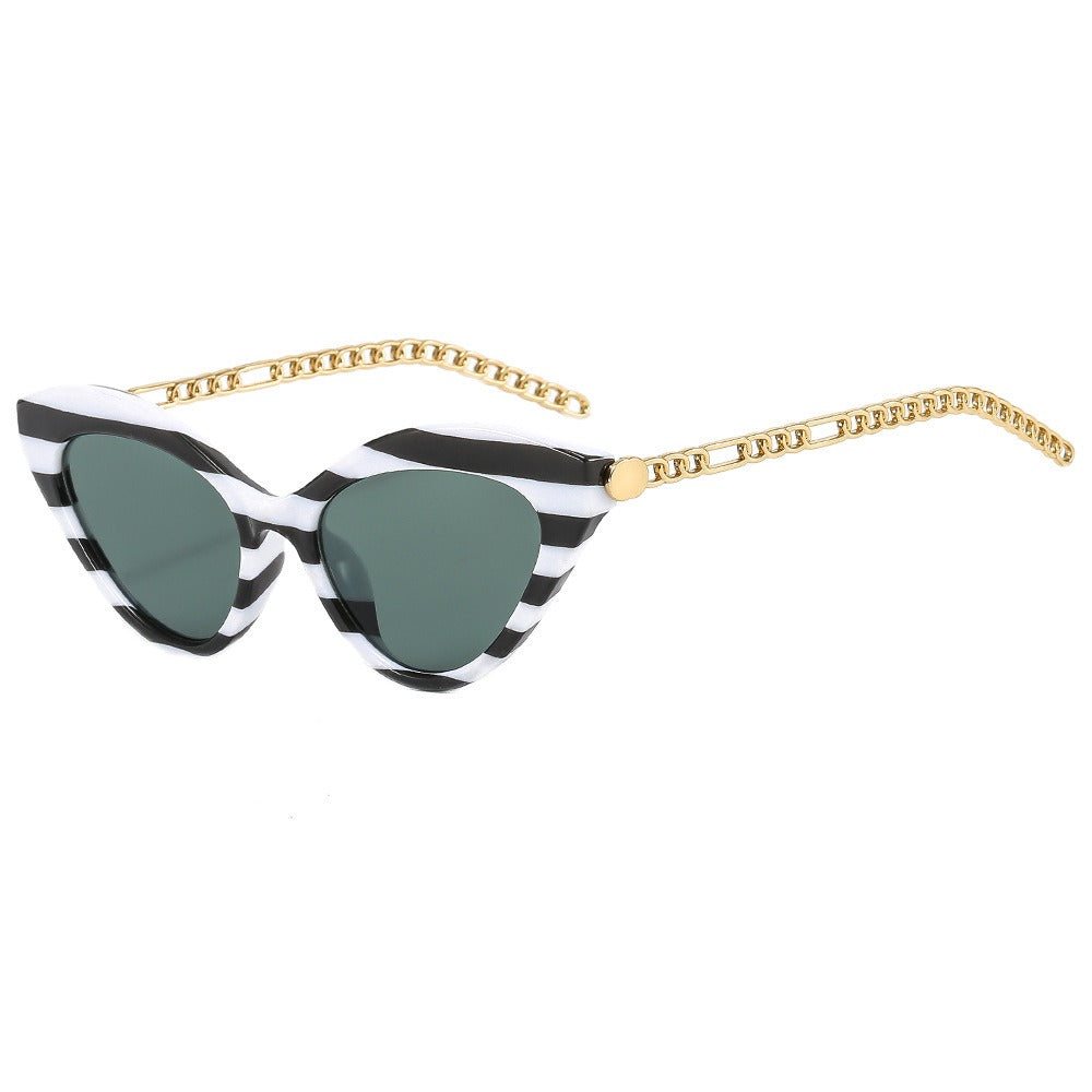 Modern personality show with sunglasses trend