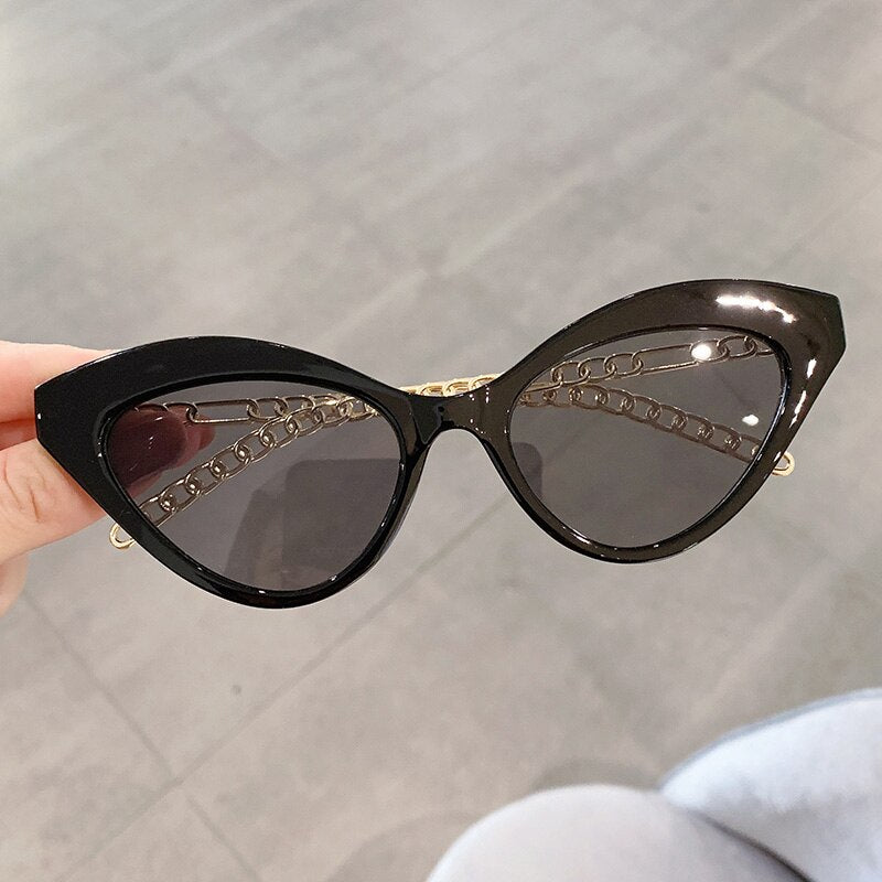 CRIXALIS Sexy Cat-eye Sunglasses Women Luxury Brand Designer Sun Glasses For Female  Anti Glare Driving Shades Ladies UV400