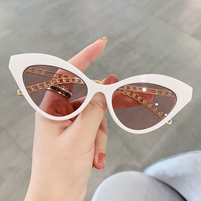 CRIXALIS Sexy Cat-eye Sunglasses Women Luxury Brand Designer Sun Glasses For Female  Anti Glare Driving Shades Ladies UV400