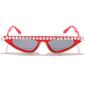 Cat Eye Sunglasses Women Luxury Diamond Sunglasses Men Small Glasses Ladies Vintage Rhinestone Sunglasses Retro Female