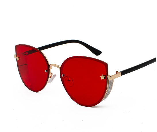Sexy Ladies Five-pointed Star Decoration Women's Sunglasses High Quality Fashion Shades Glasses