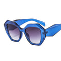 Irregular Square Sunglasses – Retro Vintage Big Shades