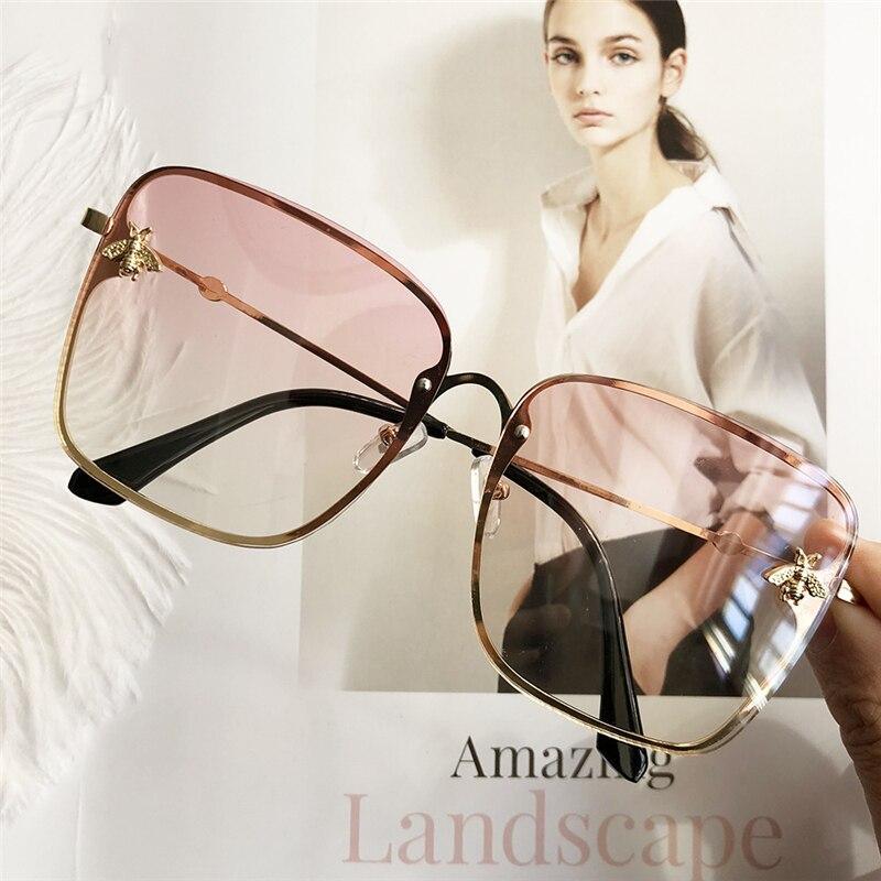 Oversized Square Sunglasses For Women – Luxury UV400 Driving Shades