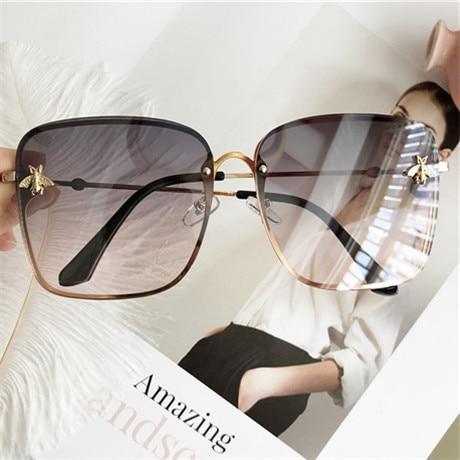 Oversized Square Sunglasses For Women – Luxury UV400 Driving Shades
