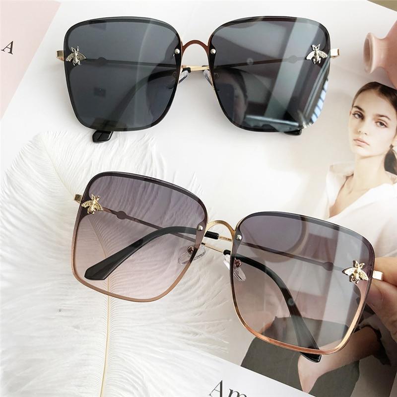 Oversized Square Sunglasses For Women – Luxury UV400 Driving Shades