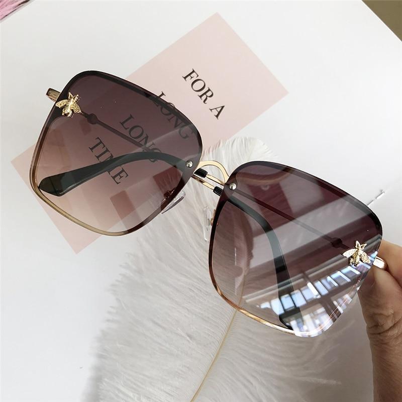 Oversized Square Sunglasses For Women – Luxury UV400 Driving Shades