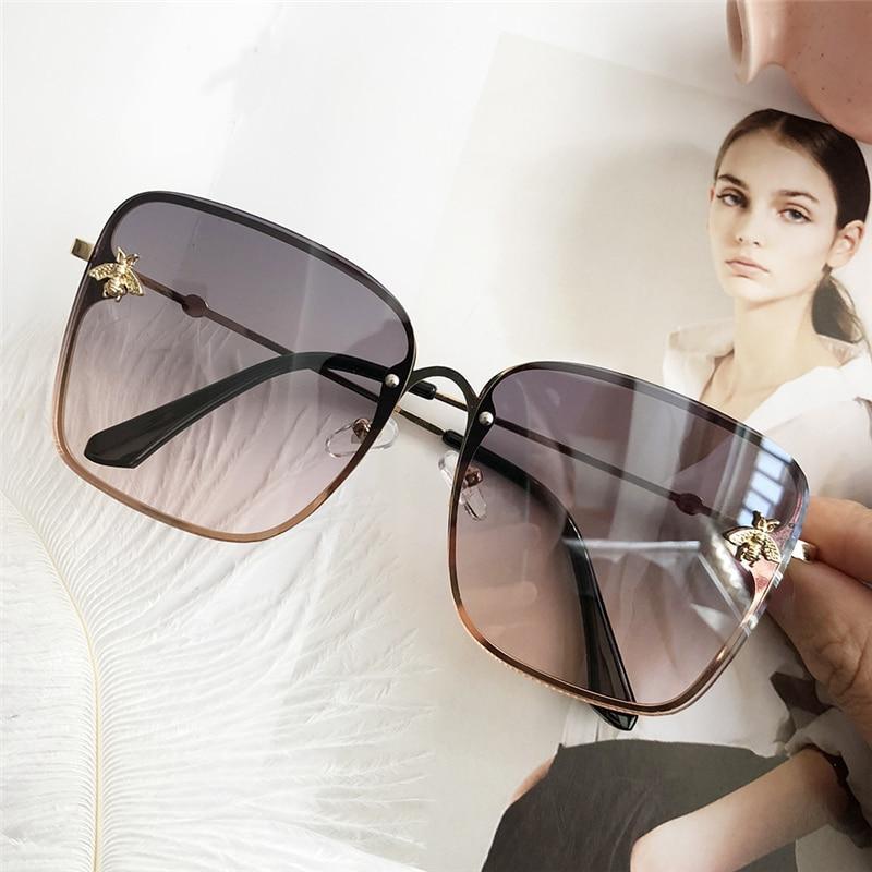 Oversized Square Sunglasses For Women – Luxury UV400 Driving Shades