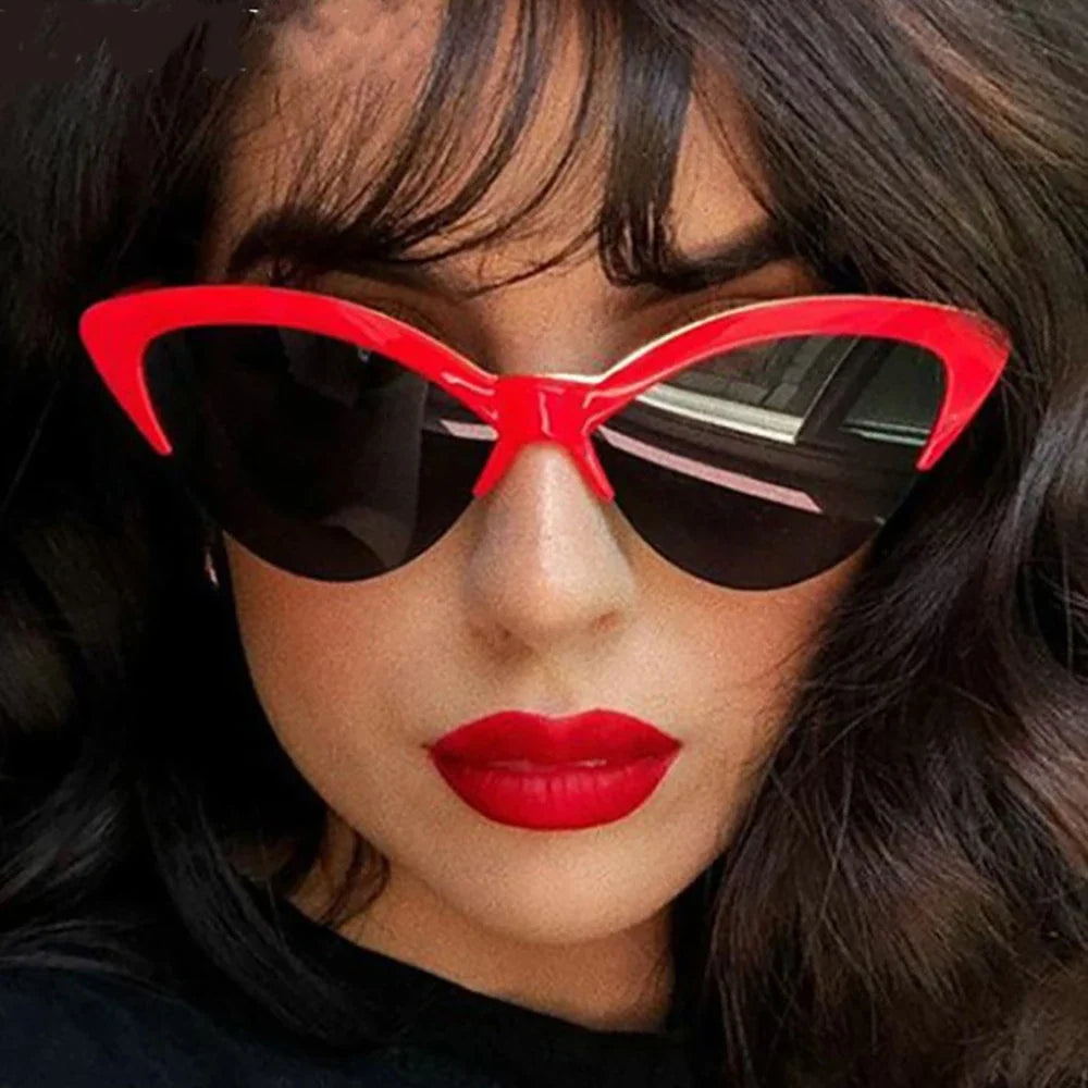 Red Cat Eye Sunglasses for Women – Luxury Designer Style