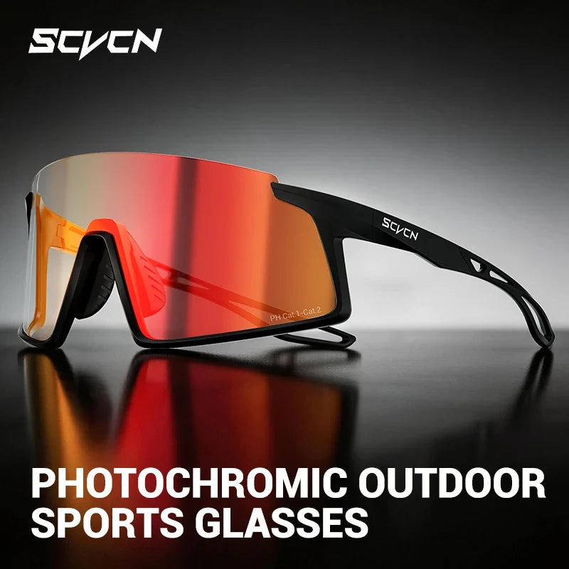 Photochromic Sport Cycling Eyewear – UV Protection
