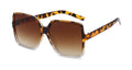 Oversize Square Sunglasses for Women – Luxury Gradient Black