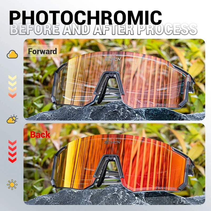 Photochromic Night Ride · UV400 Sport Glasses
