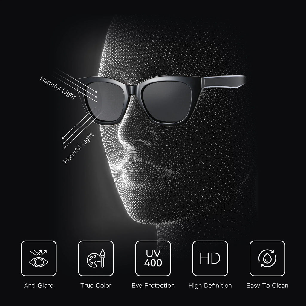 Square Polarized Sunglasses for Women – Thick Frame Fashion