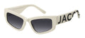 Marc Jacobs Dark Grey Shaded Women's Sunglasses 55mm – Burgundy