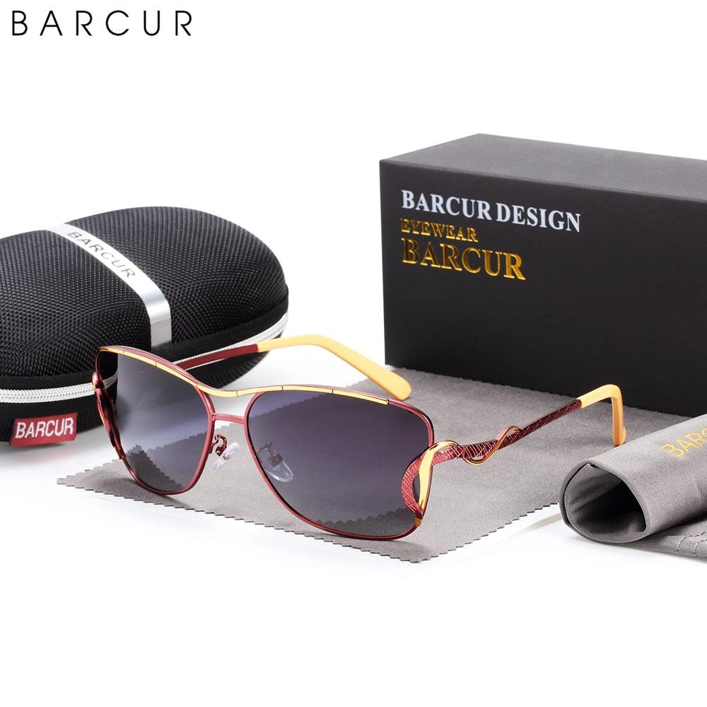 Retro Vintage BARCUR Polarized Sunglasses For Women